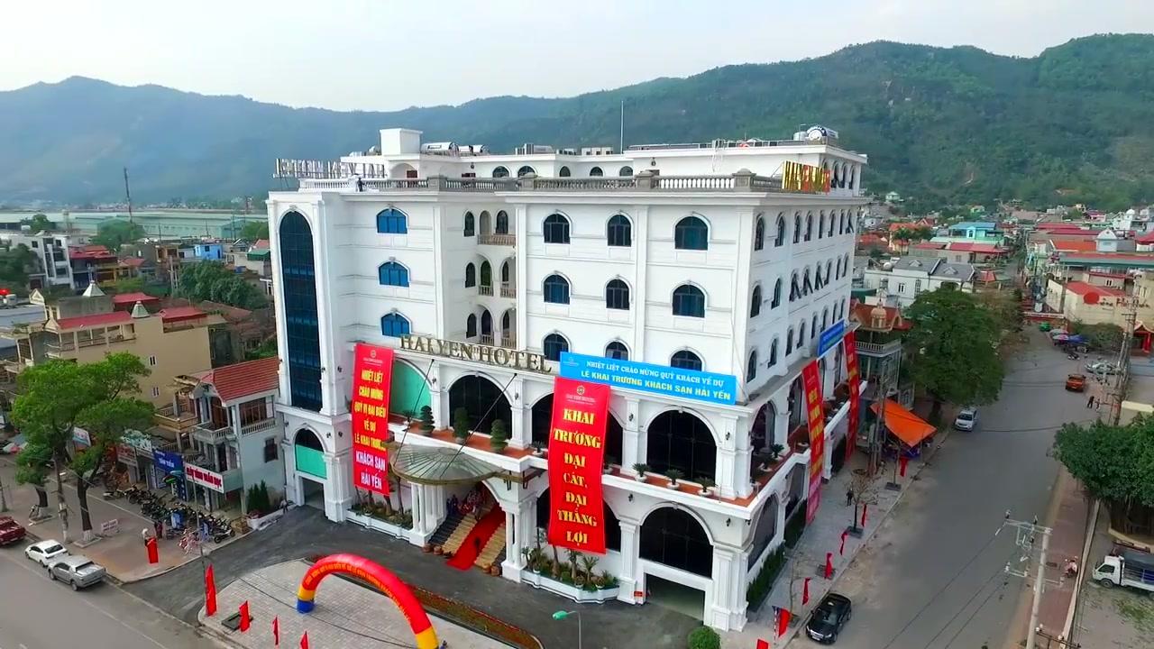 Hai Yen Luxury Hotel Cam Pha Bagian luar foto